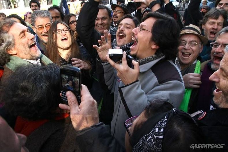 Patricio Segura, periodista y activista en lucha contra Hidroaysén.&nbsp;