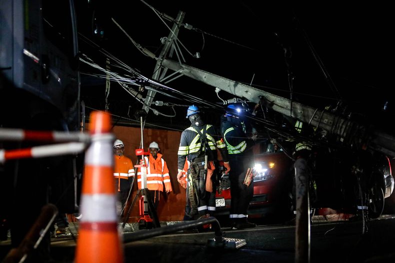 Cortes de luz hoy en Santiago - Agencia Uno