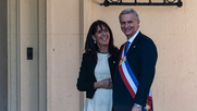 María Pía Adriasola junto a su esposo, el presidente José Antonio Kast. Créditos: Agencia Uno.