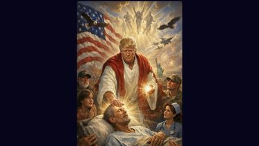 La imagen que Donald Trump subió a redes sociales