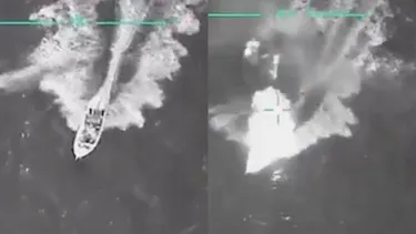 Trump publica video de ataque a buque venezolano que mató a 11 miembros del Tren de Aragua: Maduro dice que es IA