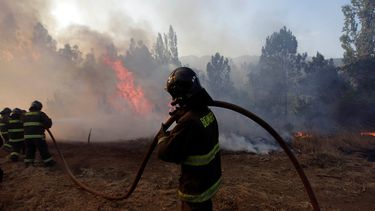 Bomberos de Portezuelo fueron agredidos con piedrazos y denuncian a personas que quemarían predios para cobrar seguros