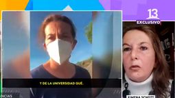 Ximena Schott, mujer denunciada por expulsar a turista: “Ella trata de cortarme el rostro”