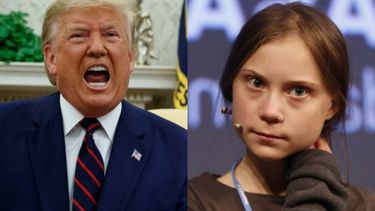 Donald Trump mandó a Greta Thunberg a relajarse e ir al cine y ella le respondió de una original forma