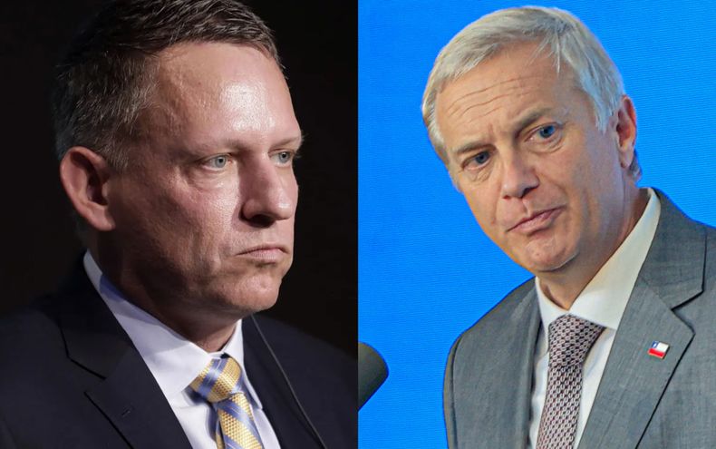 La Moneda confirma reunión de Peter Thiel con José Antonio Kast