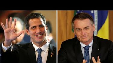 Bolsonaro y Guaidó se declaran “hermanos” y aseguran haber restablecido las relaciones entre Brasil y Venezuela