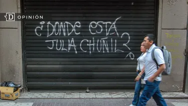 El Desconcierto | 12890 rayado en una pared por la desaparicion de julia chunil.webp