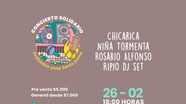 Músicos se reúnen para ir en ayuda de damnificados de Santa Juana