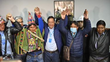 Bolivia: Luis Arce, candidato del MAS, celebra triunfo en presidenciales a la espera de resultados oficiales
