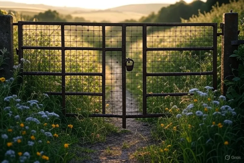 camino fue cerrado con candado por propietarios vecinos alegando seguridad suprema obligo restituir acceso a 24 familias.webp
