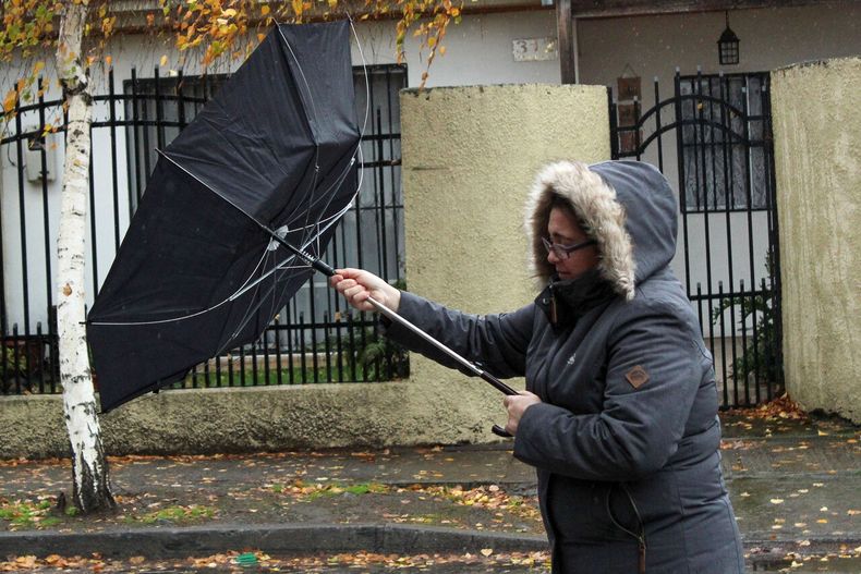Fuertes vientos en Región de Magallanes - Foto: Agencia Uno