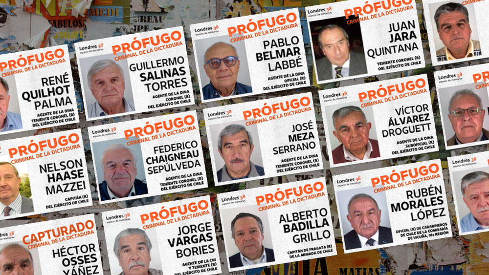 Se buscan: Los trece criminales condenados por violaciones de DD. HH prófugos de la justicia