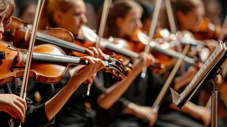 Imagen referencial de orquesta.