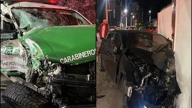 Dos carabineros mueren tras ser chocados por sujeto en estado de ebriedad que perseguían