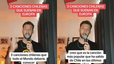 VIDEO| ¿Cuáles son las 3 canciones chilenas que más suenan en Europa?: Tiktoker las revela