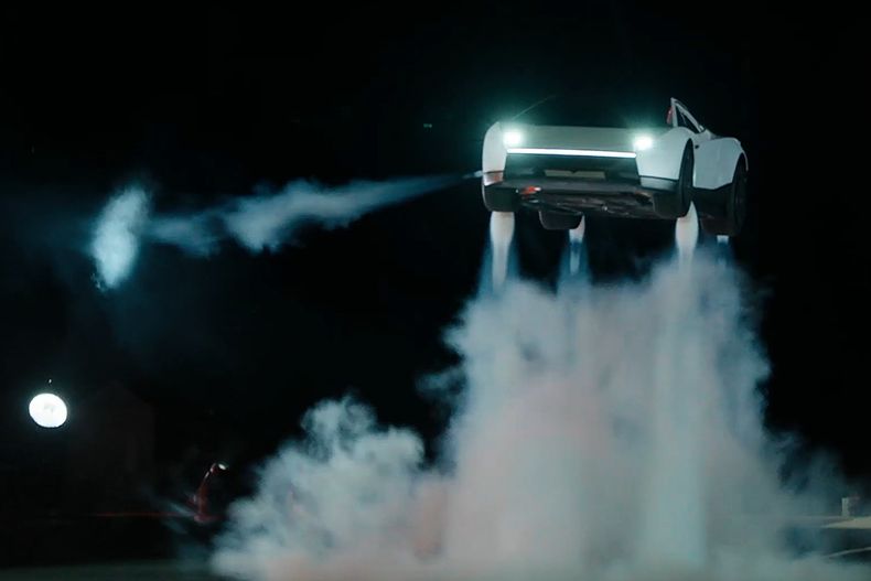 El impresionante Tesla que vuela