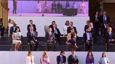 VIDEO| Así fue la ovación que recibió el Presidente Boric durante el cambio de mando en Colombia