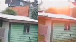 VIDEO| Este fue el momento exacto de la explosión por gas en Temuco: Una adulta mayor fallecida y 35 damnificados