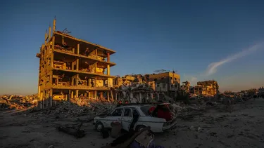 No te creerías cómo era: Entre montañas de escombros y artefactos sin explotar Palestina se levanta