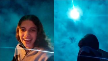 VIDEO| El registro del año: Influencer graba en vivo el paso de un espectacular meteorito