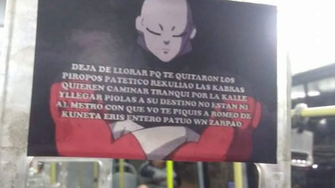 Con Killua y Jiren reprochando el acoso: La intervención de la Brigada Otaku Antifascista en apoyo a las mujeres