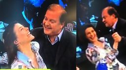 VIDEO| El incómodo momento en que Francisco Vidal intentó despedirse con un beso de Tonka Tomicic en Bienvenidos