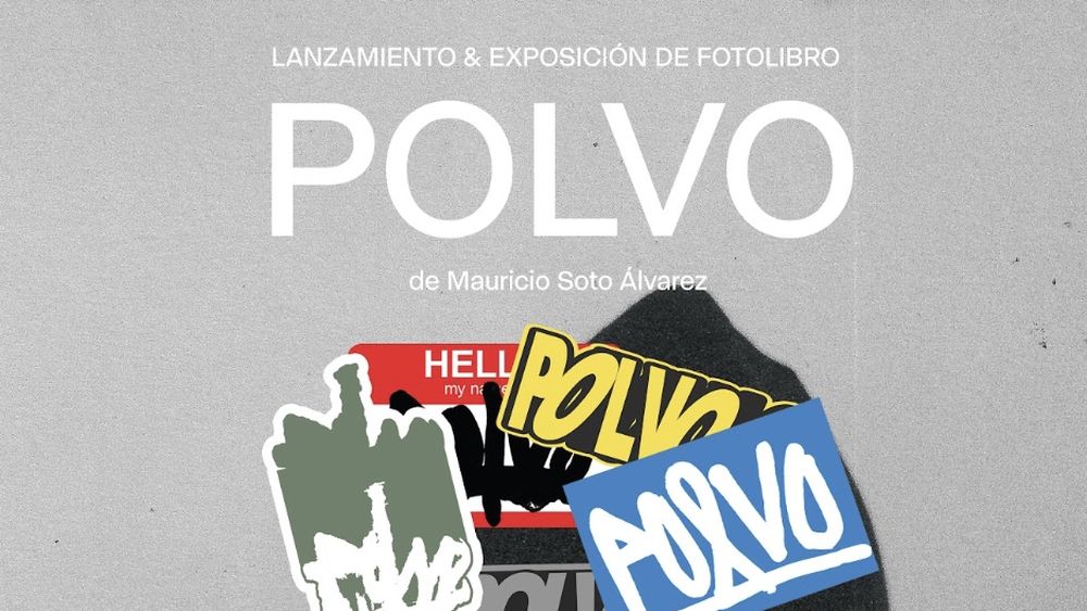 Afiche de lanzamiento de fotolibro POLVO.&nbsp;