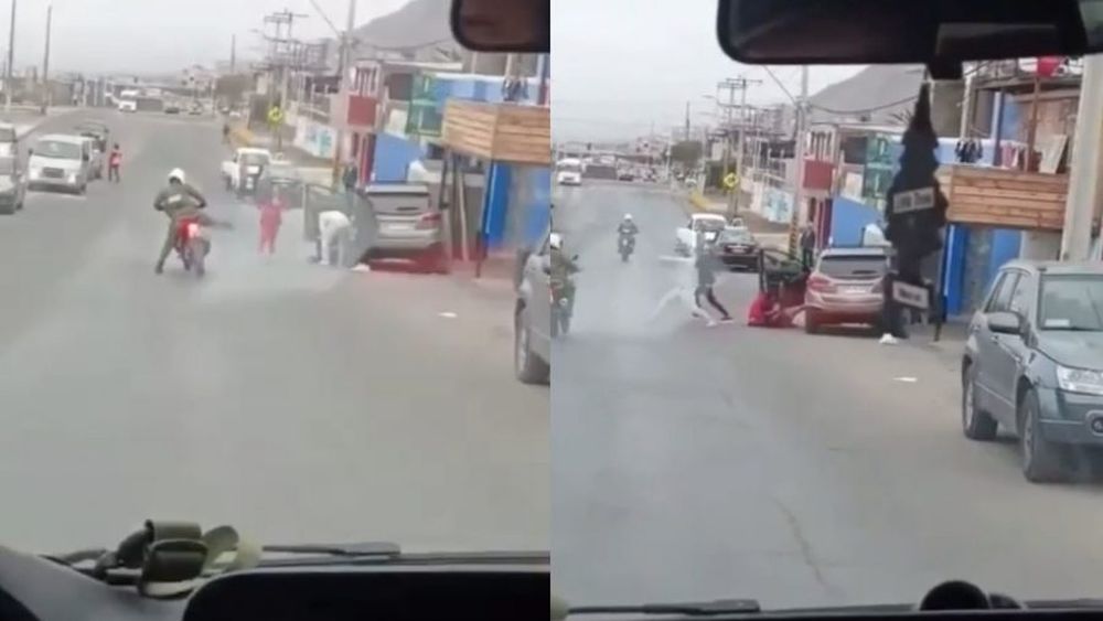 VIDEO| Acusan a Carabinero de matar a sujeto que intentó atropellarlo en fiscalización