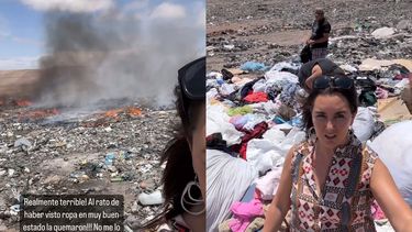 VIDEO| Develan los vertederos de ropa y quemas constantes que asolan aún el desierto