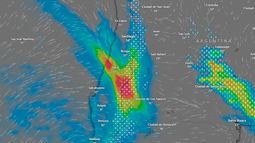 Sistema frontal con río atmosférico se acerca a zona central: ¿Cuándo podría llover en Santiago?