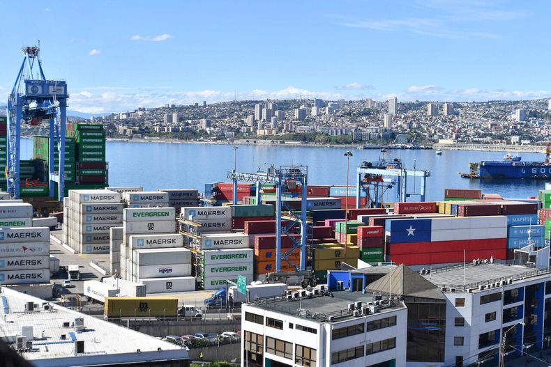 Imagen del puerto de Valparaíso - Agencia Uno