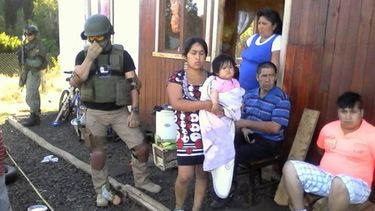 Allanamiento en comunidad mapuche termina con 7 menores de edad detenidos