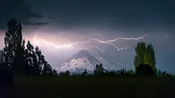 Anuncian tormentas eléctricas en la cordillera de las regiones de Atacama a la del Biobío