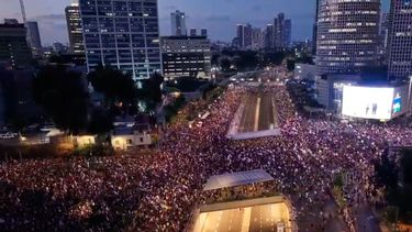 Huelga general en Israel: Ciudadanos protestan contra su gobierno y piden fin de bombardeos en Gaza