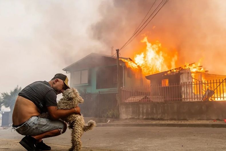 La crisis climática ha dejado a muchas familias sin hogar.