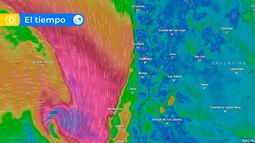 Alerta meteorológica por sistema frontal: Lluvia fuerte en corto periodo de tiempo y con isoterma cero alta