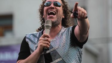 Leo Rey hoy en las fondas del Parque OHiggins - Agencia Uno