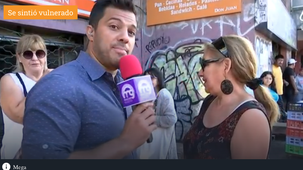 Periodista de Mega violentado en vivo: El abuso no es gracioso