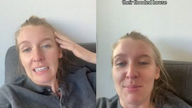 VIDEO| Tiktoker gringa se sorprende con memes de las inundaciones: “Me gusta eso de los chilenos”