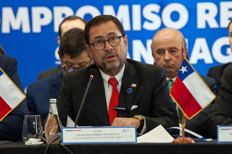 El ministro de Relaciones Exteriores, Francisco Pérez Mackenna - Agencia Uno