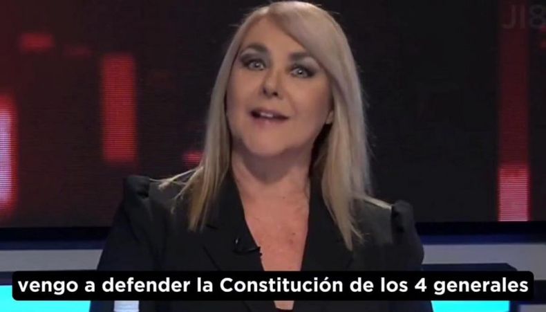 VIDEO Pamela Jiles en Sin Filtro Vengo a defender la Constitucion de los 4 generales e1699973025369.jpeg