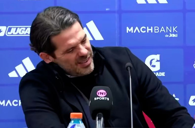 Fernando Gago tuvo síntomas de pre infarto en la conferencia de prensa de este jueves - Captura de YouTube