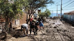 Lluvias intensificadas por El Niño y la crisis climática generan aluvión en Tocopilla.&nbsp;