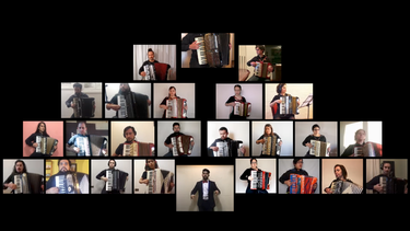 Orquesta Nacional de Acordeones de Chile interpreta Bella Ciao en cuarentena