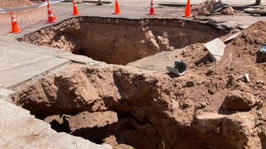 Preocupación de vecinos de población La Tortuga en Alto Hospicio por aparición de nuevo socavón