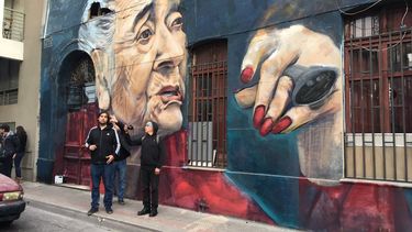 FOTOS| Los detenidos desaparecidos no han desaparecido: El mural en homenaje a la lucha de Ana González Rojas por los DD.HH.