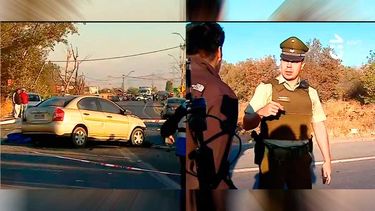 Altísima congestión en Lampa tras violento siniestro vial con dos fallecidos
