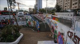 Jardín de la Resistencia: Los trabajos para reabrir histórica salida de Metro Baquedano