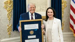 María Corina Machado le regaló su Premio Nobel de la Paz a Donald Trump: “Gratitud por nuestra libertad”
