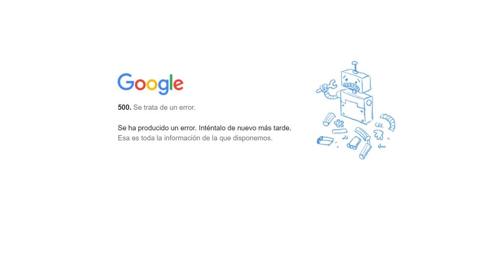 Google sufre la caída mundial de Gmail, Drive y la mayoría de sus servicios